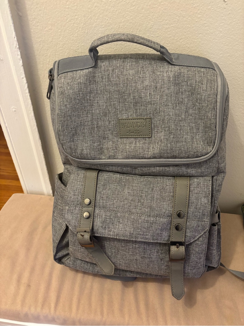 Gray Everyday Backpack - Casual Travel & Work
